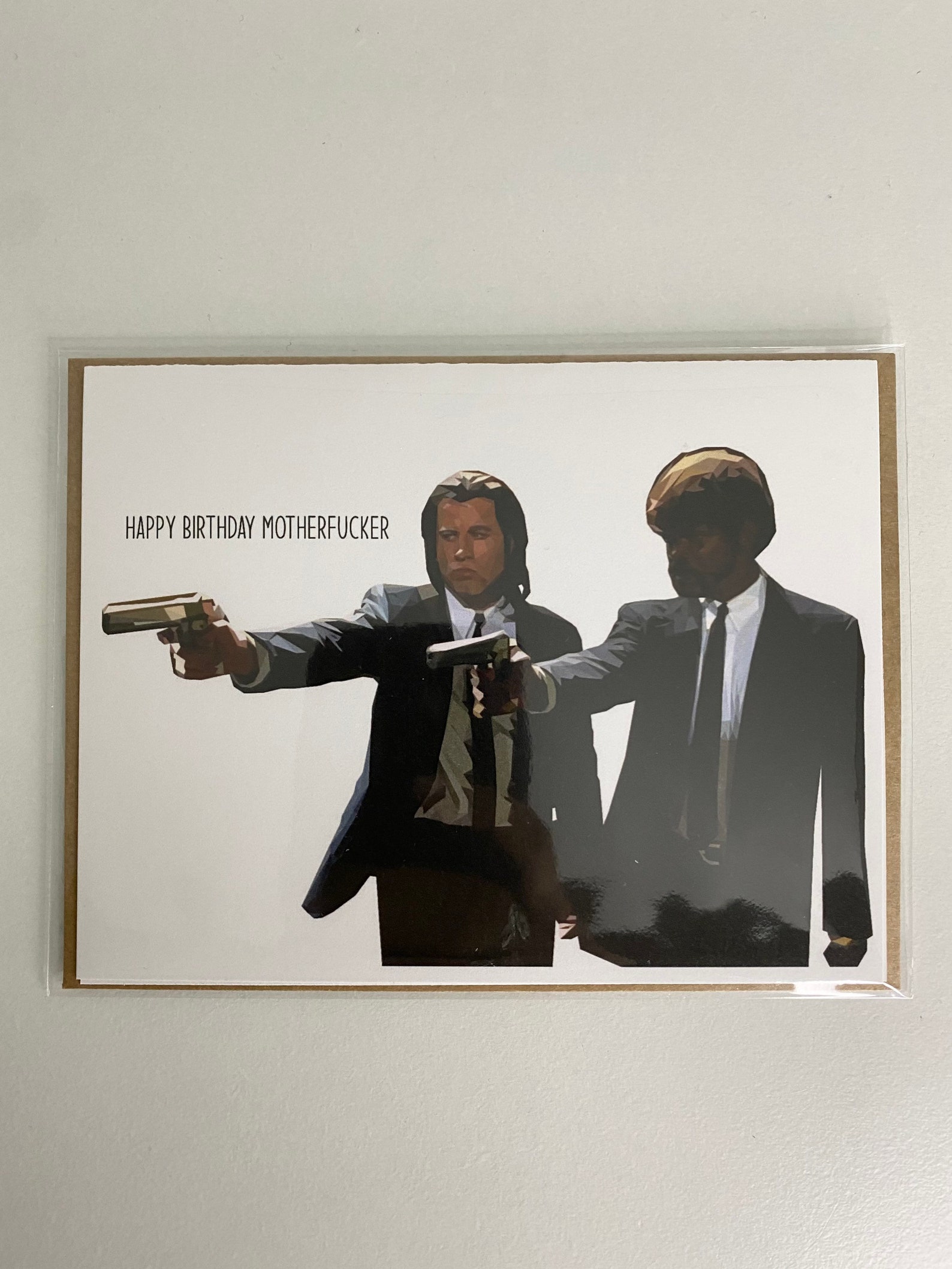 Pulp Fiction Birthday Card Etsy