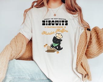 Bullets Biscuits Unisex Shirt, Cat Biscuits Shirt, Cat Lover Shirt, Cat Owner Shirt, Cat Mom Gift, Cat Dad Gift, Funny Cat Shirt