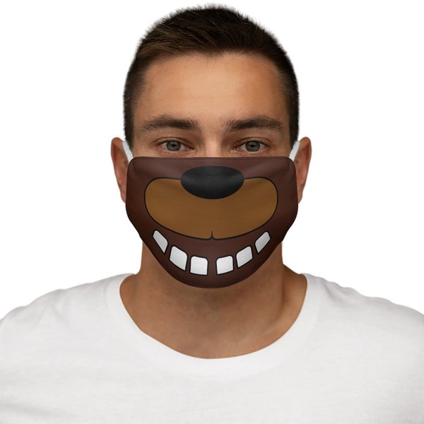 Freddy, Cotton Fabric Face Mask, FNAF, Five Nights at Freddy's