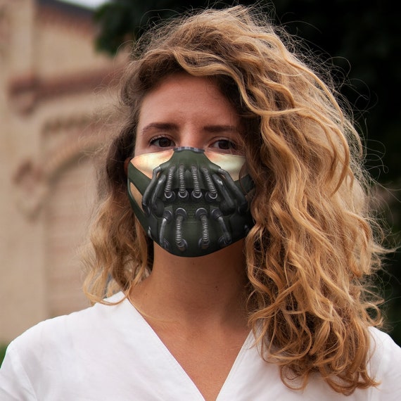 tro på Ellers kredit Bane Cotton Fabric Face Mask Batman - Etsy
