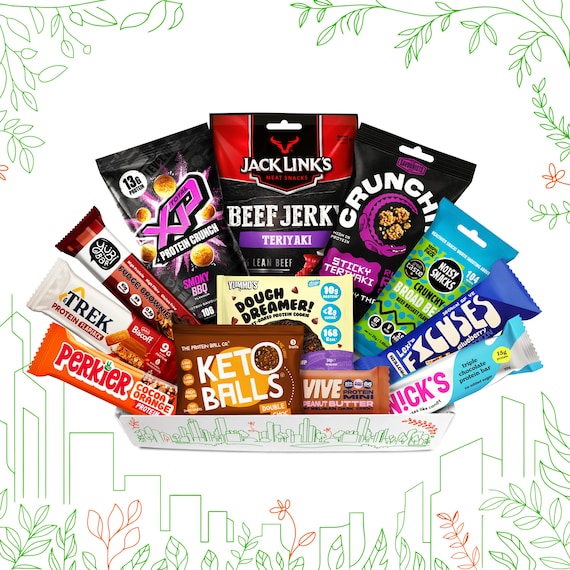 High Protein Gym Gift Hamper: Muscle Building Workout Snacks