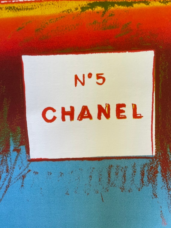 Andy Warhol - Andy Warhol - Chanel N5 Original vintage poster