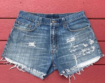 Levis 569 Shorts | Etsy