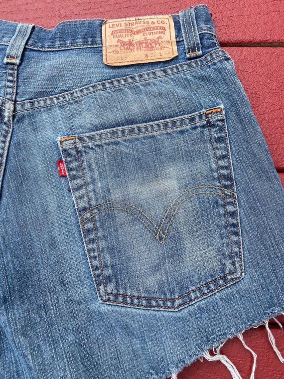 Levi's Cutoffs, Denim Shorts, 569 Loose Straight,… - image 8