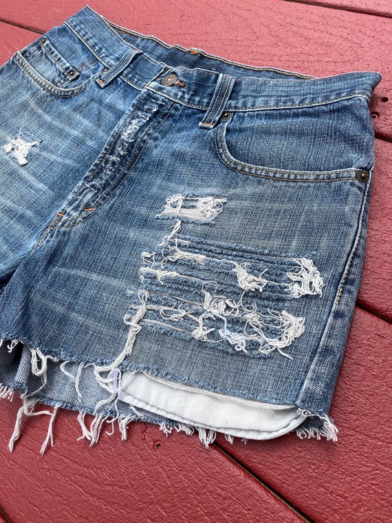 Levi's Cutoffs, Denim Shorts, 569 Loose Straight,… - image 3