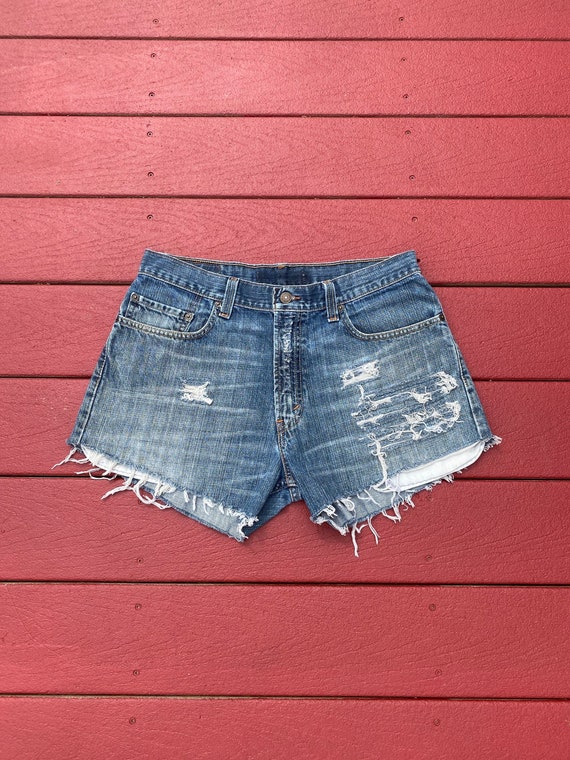 Levi's Cutoffs, Denim Shorts, 569 Loose Straight,… - image 1