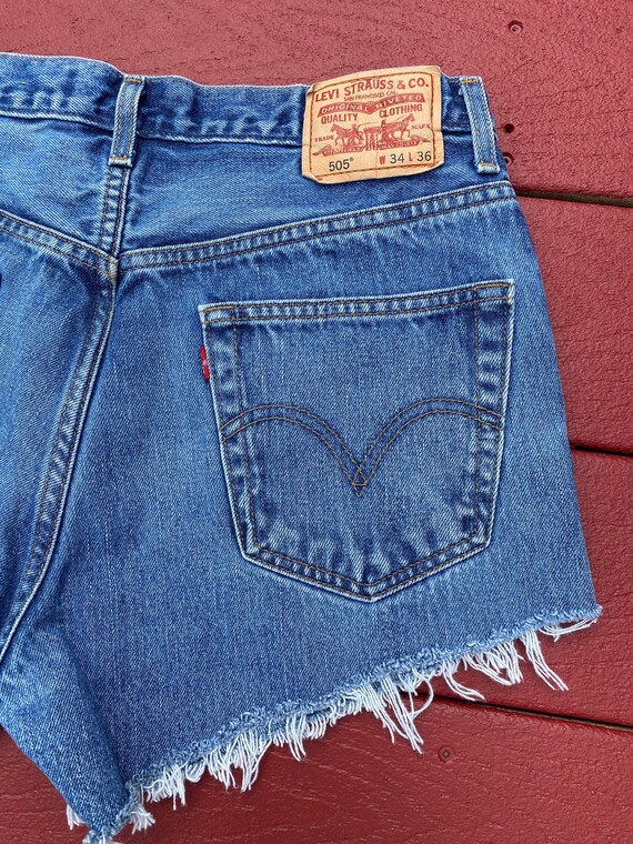 Levi's Cutoffs, Vintage Denim, Women's Summer Jea… - image 7