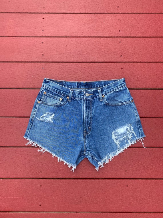 Levi's Cutoffs, Vintage Denim, Women's Summer Jea… - image 9