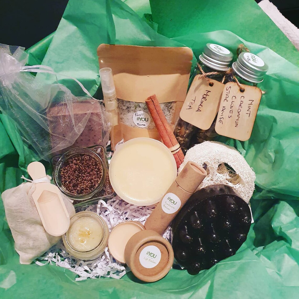 Wellbeing Pamper Hamper gift set relaxation kit spa Etsy