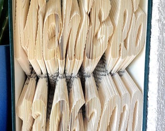 Book folding art *special day*