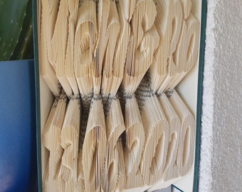 Book folding art *special day*