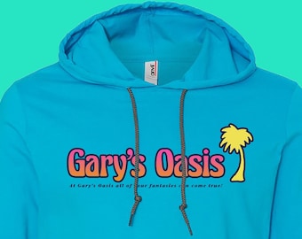 Gary's Oasis (Desperately Seeking Susan) Long Sleeve Hooded T-Shirt