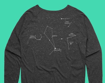 Bootes Constellation Women's Slouch Crew Sweatshirt