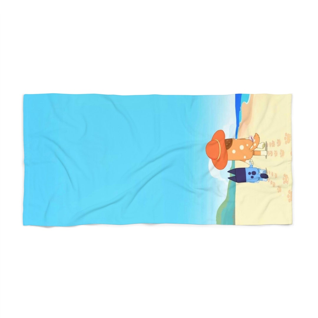 Bluey Beach Towel Etsy