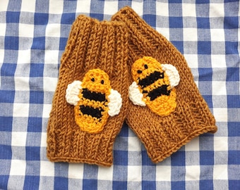 Bee sleeveless gloves