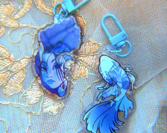Soulmate Fish Keychain 2.5"