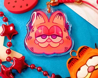 Orange Phone Charm