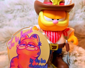 To be loved is to be changed acrylic pin 2"