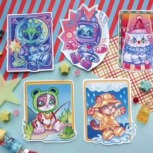 Stickers chats imperméables