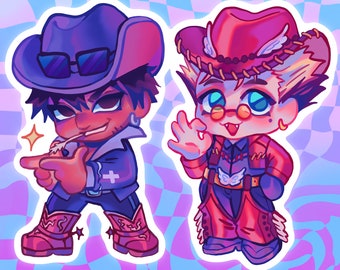 Stickers Cowboy Vash & Wolfwood