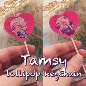 Tamsy Lollipop Schlüsselanhänger Doppelseitig
