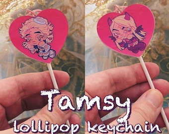 Tamsy Lollipop Keychain Double sided