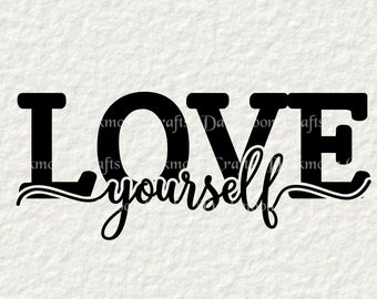 Download Love Yourself Svg Etsy Yellowimages Mockups