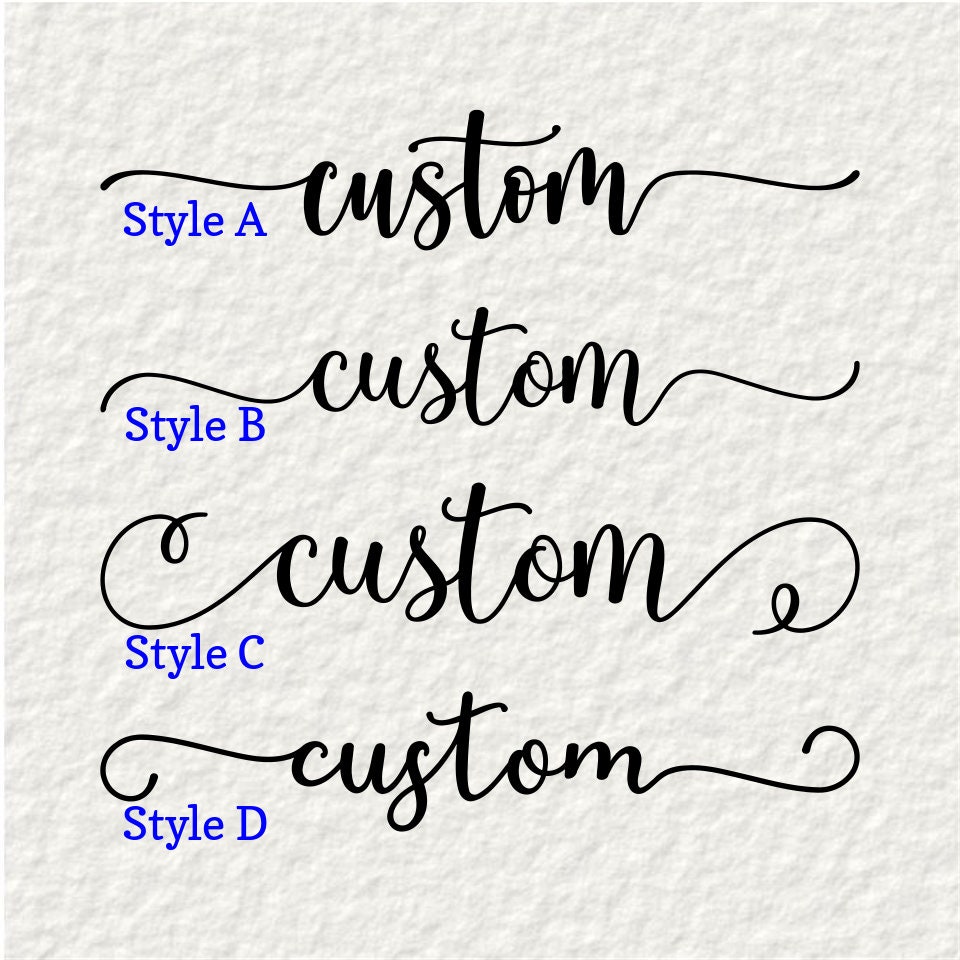 Custom Text Custom Word Custom Name File Creation Custom - Etsy