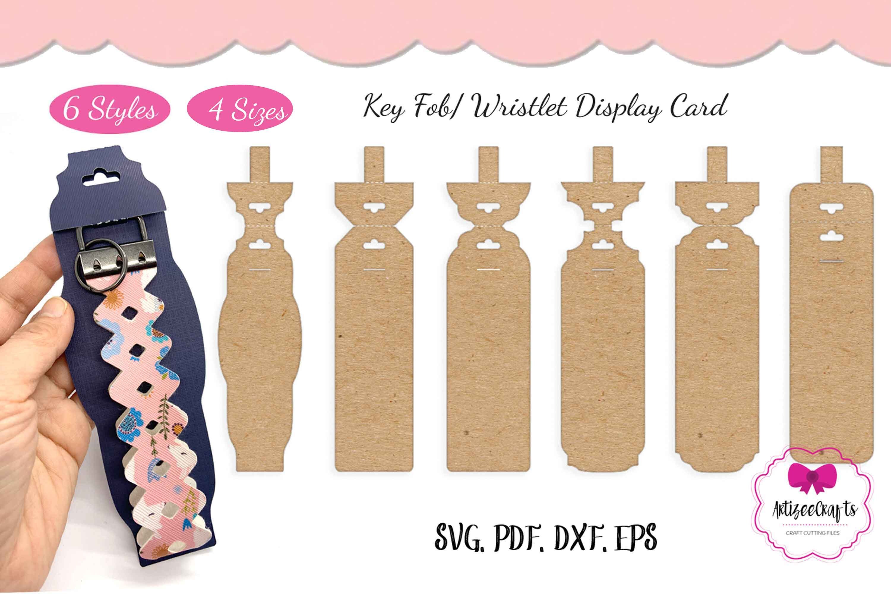 6 Style Key Fob Display Cardkey Fob Cardbookmark Display Etsy