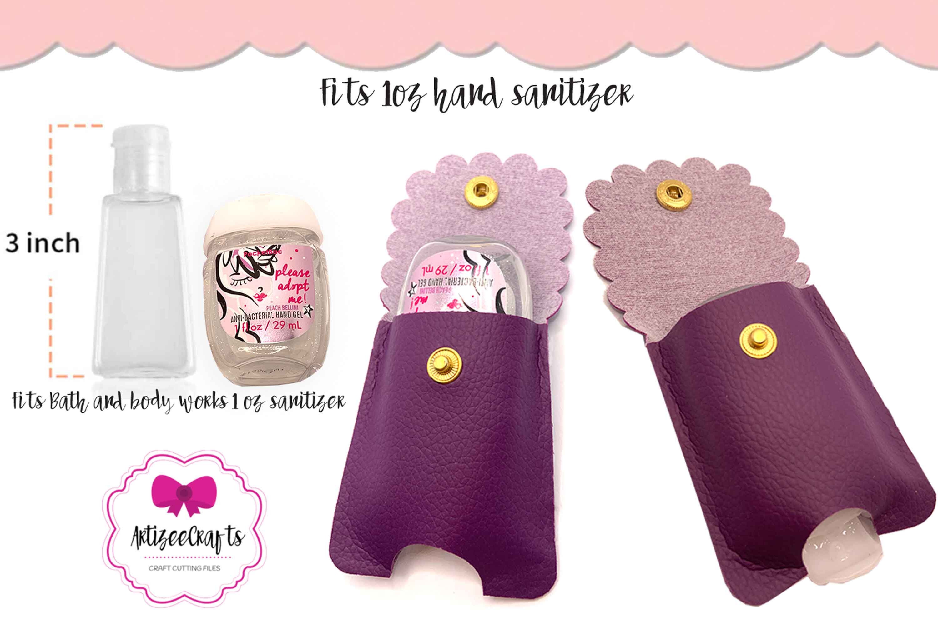 3 Style Hand Sanitizer Holder TemplateKey Fob SVGKey Fob Etsy