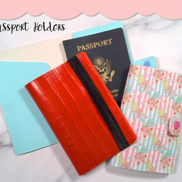 Paper Passport Sleeve Etsy
