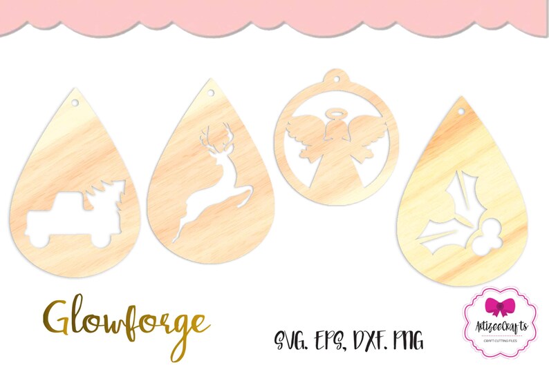 Download Christmas Earring SVG Snowman Earring SVG Christmas | Etsy