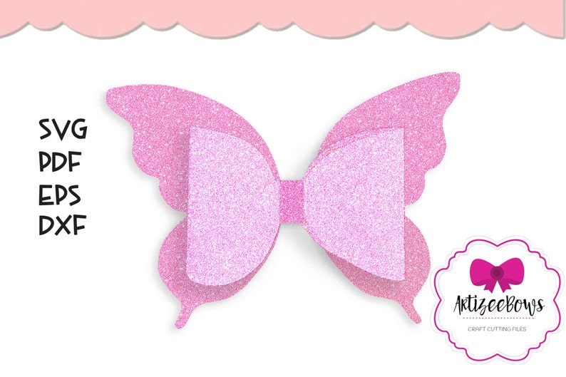 Free Free 151 Butterfly Faux Leather Bow Svg SVG PNG EPS DXF File