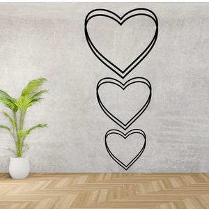 Hermoso conjunto de corazones en 3D, imagen digital, PDF imprimible, dxf, png, svg, jpg Navidad, amor, vacaciones, tarjetas