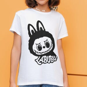 Digitale Labubu-download PNG JPG PDF Schattige Labubu-clipart voor mokken, T-shirts, sublimatie, stickers