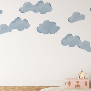 Cloudy Decal, Cloud Decal, Cloud Wall Sticker, Cloud Decor, Sky decal, Sky Wall Sticker, Cloud Sticker