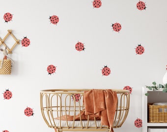 Lady Bug Decal, Lady bug Wall Sticker, Lady Bug Decor, Lady Bug Decals