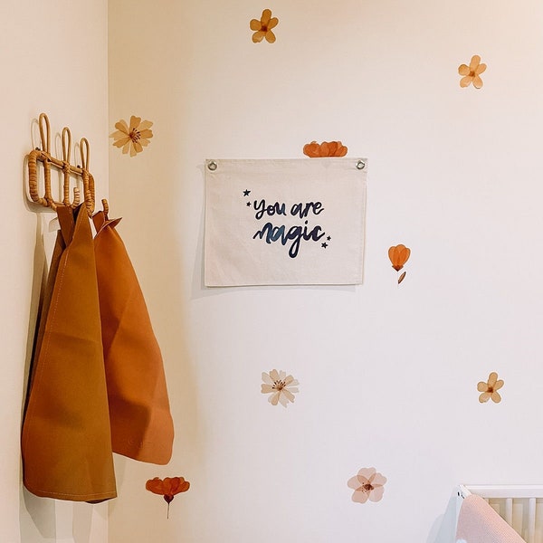 You Are Magic Banner, Kids Room Wall Decor (16x20)