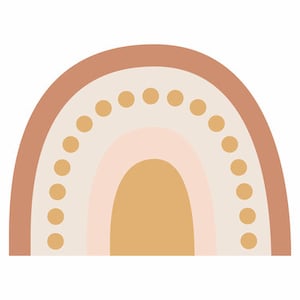 Nude Rainbow Decal - Etsy