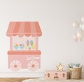 Ice Cream Shop Decal, Pretend Play, Playroom Decoration product logo