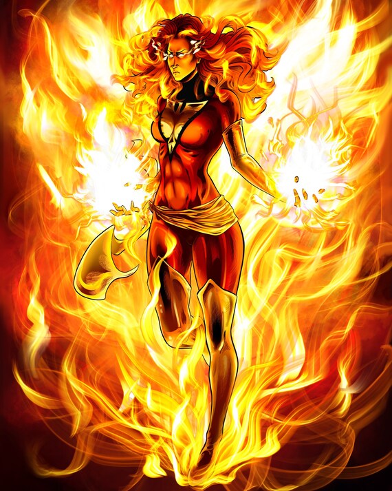 Buy Holographic X-men Jean Grey/phoenix Online in India - Etsy