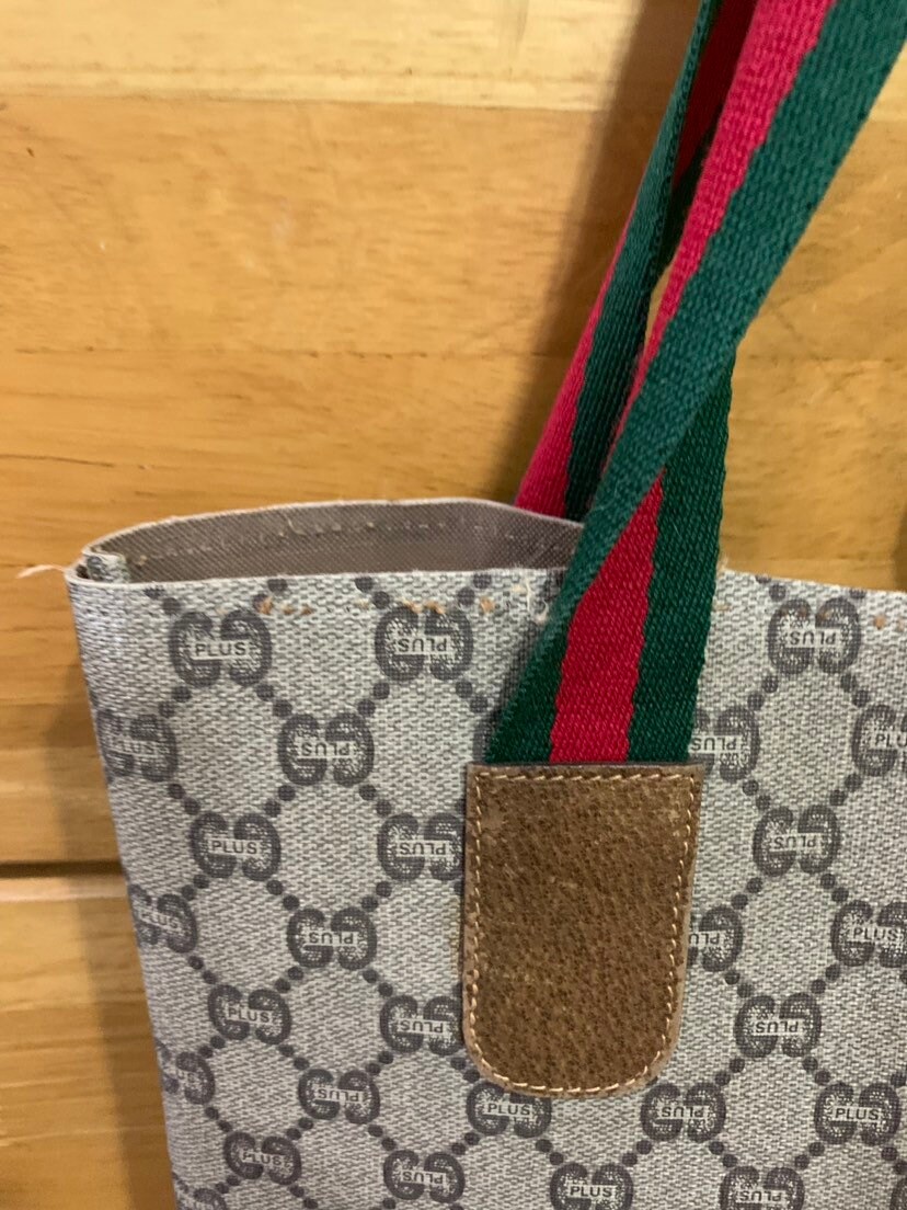 Authentic GUCCI plus tote bag | Etsy