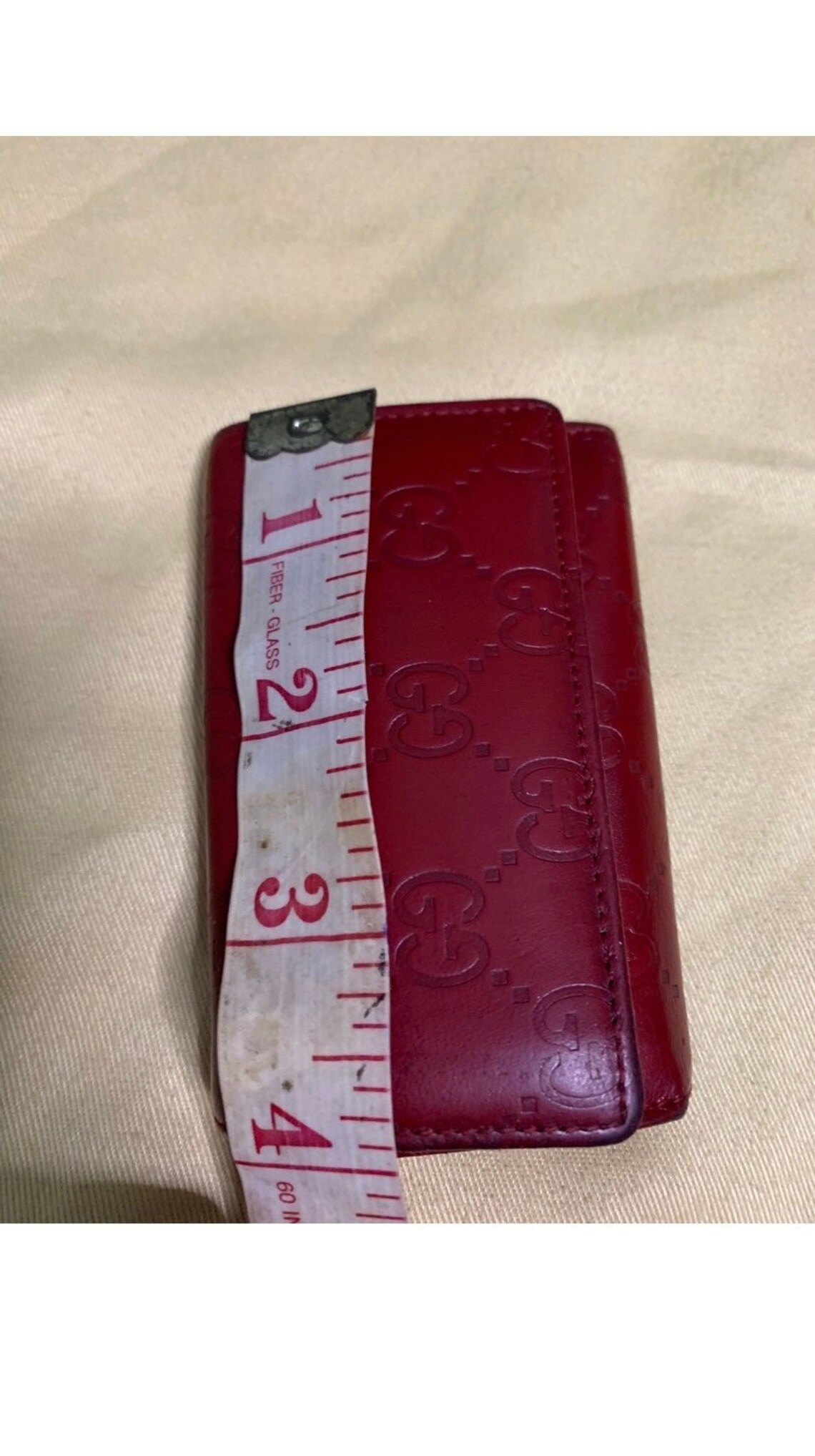 Authentic GUCCI leather key holder Etsy