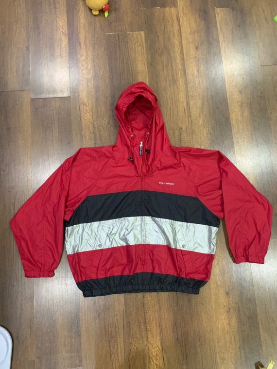 Authentic POLO SPORT windbreaker hoodie
