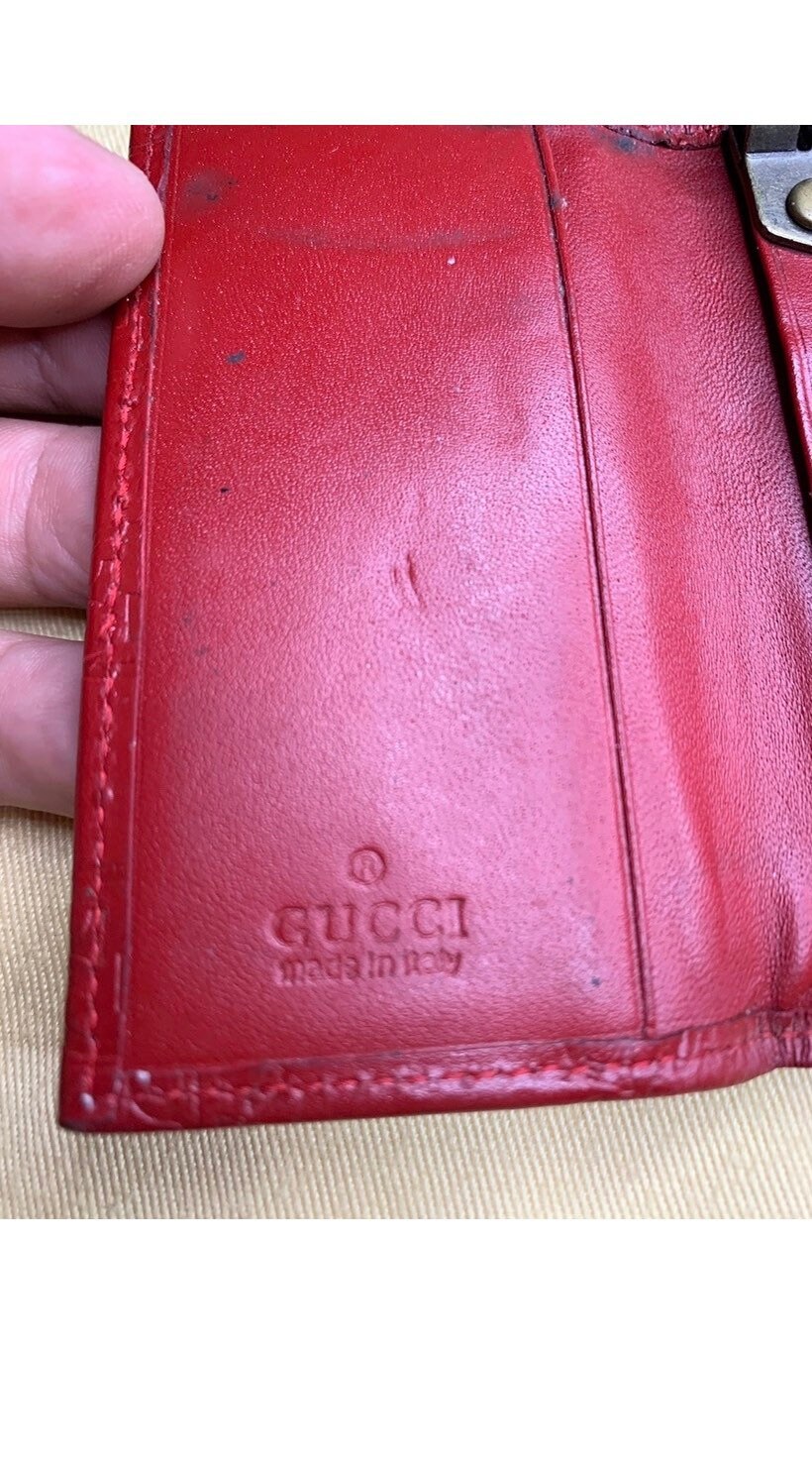 Authentic GUCCI leather key holder Etsy