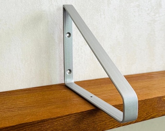 Metal Shelf Brackets, Iron Shelf Brackets, Brackets For Shelves, Silver Shelf Brackets, Industial Shelf Bracket, Loft Shelf Bracket