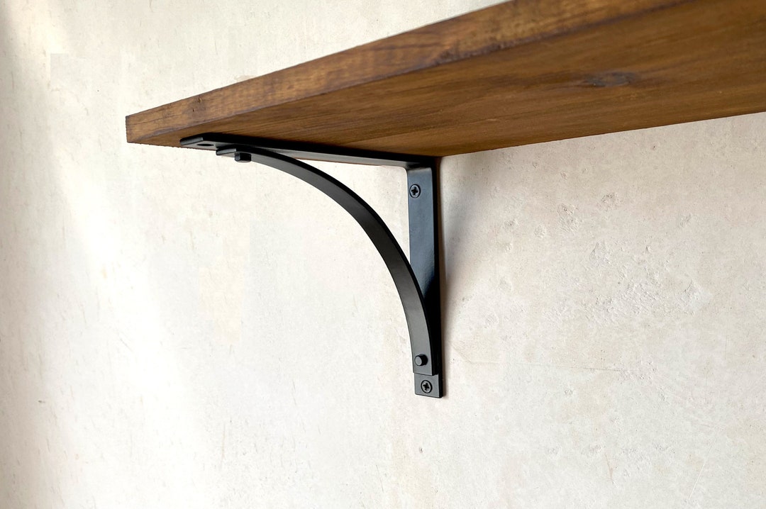 Shelf Brackets, Metal Brackets, Bracket for Shelves, Shelf Brackets Black, Industrial Shelf