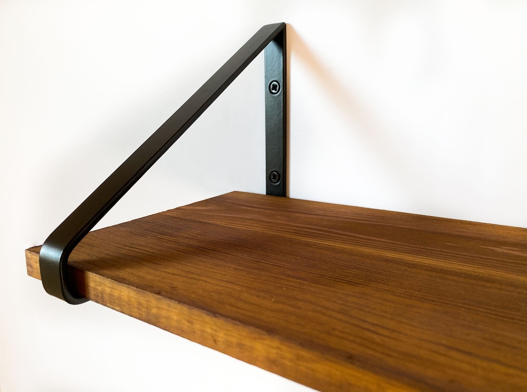 Metal Shelf Brackets, Iron Shelf Brackets, Brackets for Shelves, Black