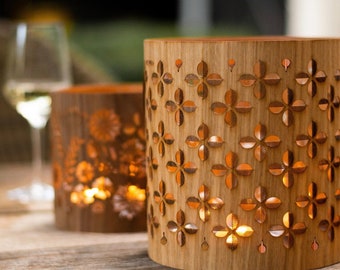 House of Harlow 1960 Creator Collab  Lantern Candle Centerpiece or Candle Holder in Boho Style also Mother's Day