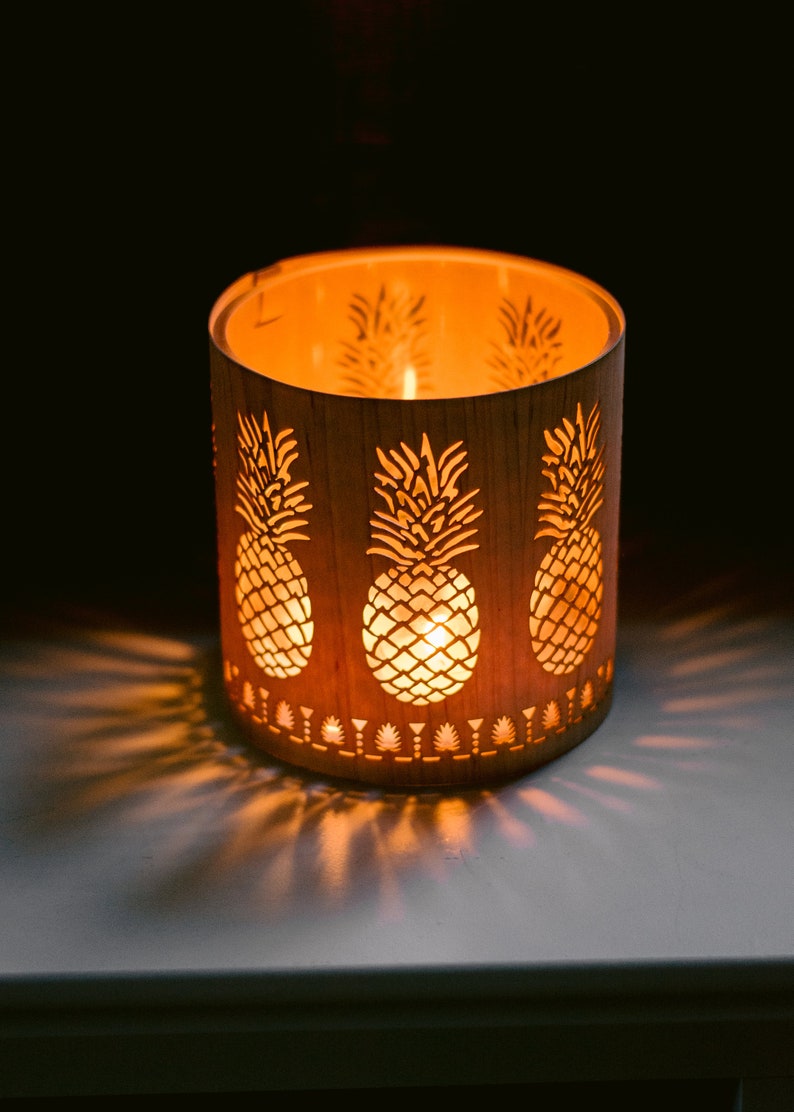 Pineapple Candle Holder Lantern for Southern or Hawaiian Etsy